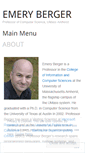 Mobile Screenshot of emeryberger.com