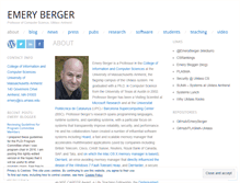 Tablet Screenshot of emeryberger.com